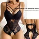 thumbnail image 3 of Ligueros Lencería Encaje Medias Conjuntos Baby Doll Mujer, 3 of 7