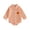 Orange, variant on mgoYE Preemie Boy Clothes Infant Boys Girls Clothes Set Newborn Baby Romper Hat Ribbed Knit Long Sleeve Button Solid Bodysuit Jumpsuit Size 0-3 Months