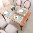 thumbnail image 6 of YFYANG Washable Heat-Resistant Placemats, 70% PVC/30% Polyester, Green Vintage Vase Kitchen Table Mat, 12" x 18" 4 Piece, 6 of 6