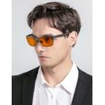 thumbnail image 2 of Gafas de bloqueo de luz azul ANYLUV para hombre Al-Mg Metal, 2 of 8
