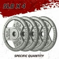 thumbnail image 3 of Signature Fitness Cast Iron Weight Plates for Strength Training, Fits 1-Inch Barbell, Multiple Size Options, 3 of 7