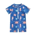 thumbnail image 5 of Traje de baño de verano estampado para niños, traje de baño de una sola pieza con media cremallera, traje de baño infantil, traje de baño para niños, 5 of 5