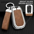 thumbnail image 2 of For Citroen B 3 buttons key case C2 C3 C4 C5 C6 C8 DS4  Car Key Case Cover Bag Shell Accessories Zinc alloy+leather Car Key Case, 2 of 17