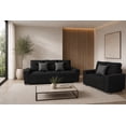 thumbnail image 1 of Sala Modular 3-2 El Bazar Store Suecia Lino nacional Negro Sofá Love seat, 1 of 5