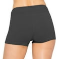 thumbnail image 4 of ALWAYS Women's Premium Super Soft Spandex Shorts Charcoal 2 2XL, 4 of 7