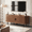 Walnut, variant on 55 Inch TV Stand with Built-in Power Outlet, Compatible with TVs Up to 60 Inches, Modern Entertainment Center with Adjustable Shelves, Storage Space, and Sliding Doors, Walnut