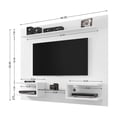 thumbnail image 3 of Plaza 64.25 Modern Floating Wall Entertainment Center with Display Shelves in Off White, 3 of 7