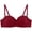 505_Wine, variant on Bras for Women Underwire Bra Lace Floral Bra Unlined Unpadded Plus Size Full Coverage Bra Yellow 34