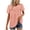 Pink, variant on WXLWZYWL Blouses for Women Dressy Casual Babydoll Tops Ruffle Short Sleeve Shirts Fashion Clothes 2026