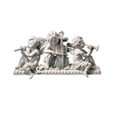 thumbnail image 2 of Design Toscano Angelic Notes Sculptural Wall Pediment, 2 of 2