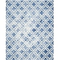 thumbnail image 3 of Safavieh Dip Dye Jolyon Geometric Wool Area Rug, Blue/Ivory, 9' x 12', 3 of 9