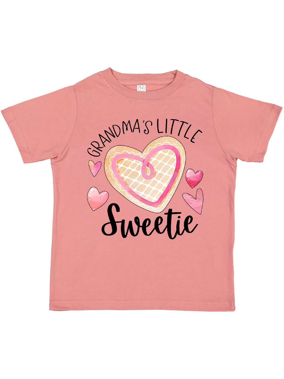 Inktastic Grandma's Little Sweetie with Pink Heart Cookie Toddler Short ...