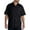 BLACK, variant on Mens and Big Mens Short Sleeve Twill Work Shirt