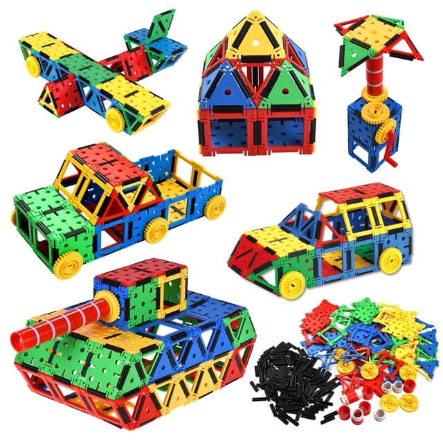 , juego de bloques de construcción de 250 piezas, juguete de ingeniería de construcción de bric iQ HOUSE Bloque de construcción