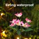 thumbnail image 4 of Solar Powered Flower Lights Outdoor Garden Decor, LED Landscape Stake Lights, Waterproof Solar Stake Lights for Yard Patio Pathway Lawn Decoration, Bright Solar Garden Lights, 4 of 6