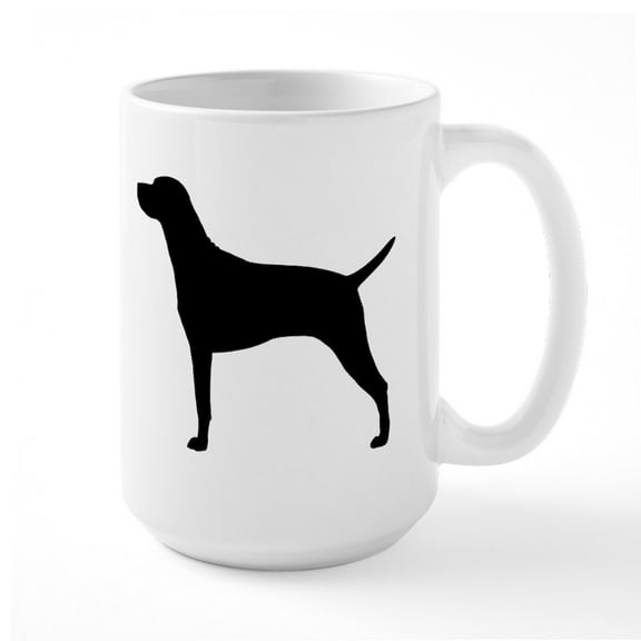 CafePress - Vizsla Large Mug - 15 oz Ceramic Large White Novelty Mug