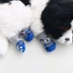 thumbnail image 1 of 4pcs Calcetines de Perro Tejidos Antideslizantes con Refuerzo de Goma Protector de Patas de Oso para Uso Interior, Gris + Azul, M, 1 of 7