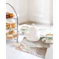 thumbnail image 4 of Brown Coastal Beach Kitchen Dish Towels for Drying Dishes Set of 4, Retro Farmhouse Ocean Waves Striped Waffle Weave Microfiber Hand Tea Bathroom Towels Quick Dry & Absorbent Towel 12x12, 4 of 7