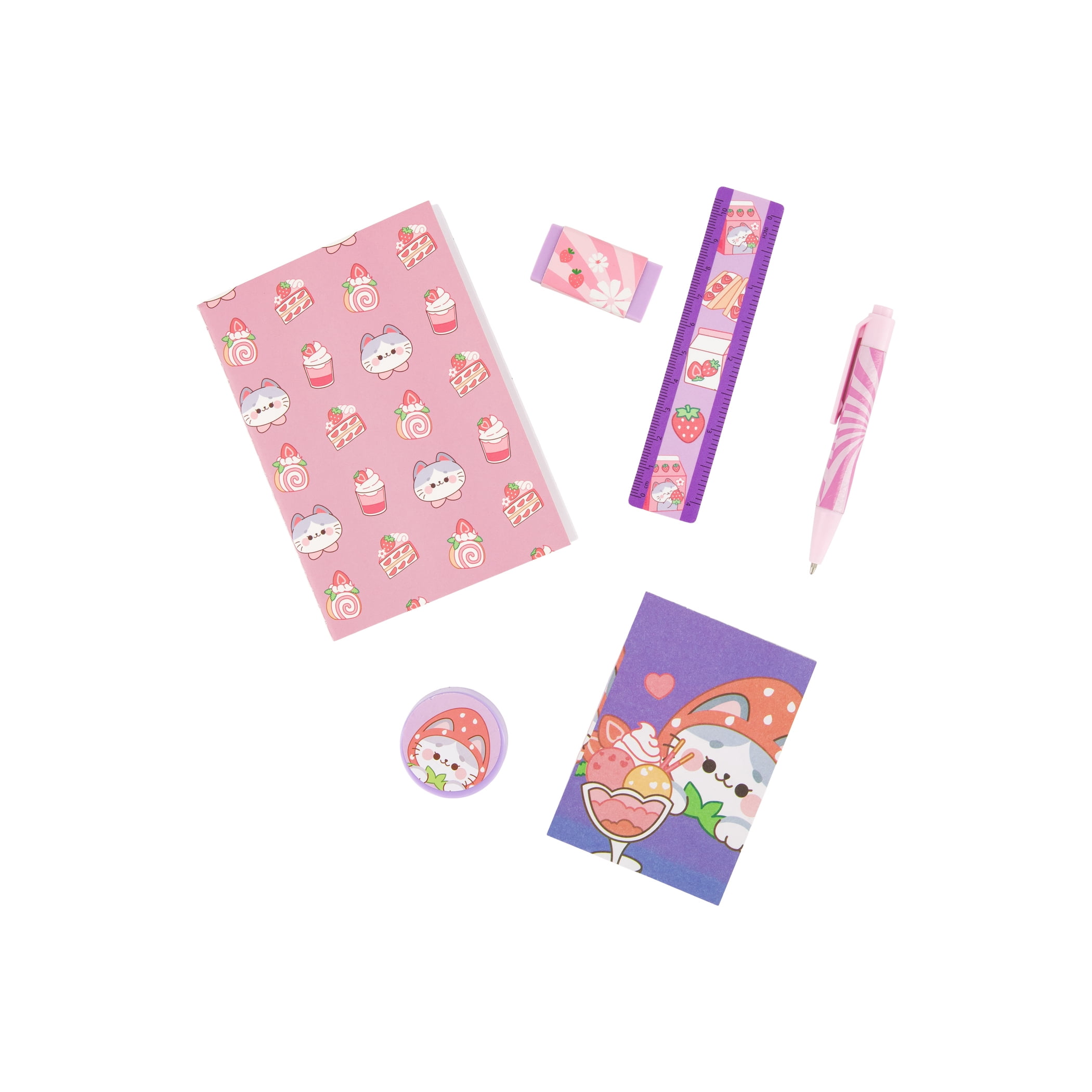 Claire's Stationery Set - Kitty 6 pcs