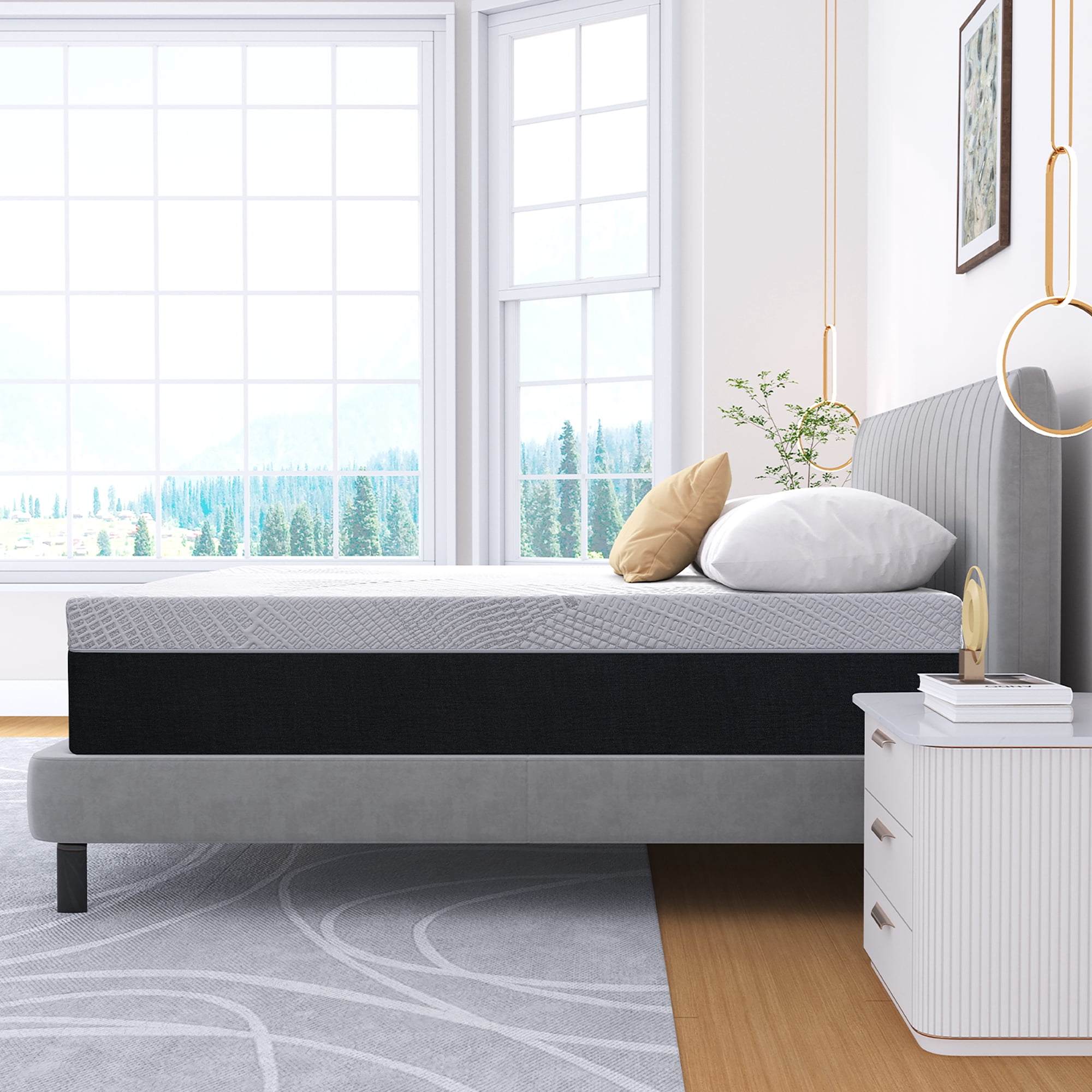 Full Size Mattress, Lecuneey 10 inch Memory Foam Mattress in a Box, Full Mattress Meduim Firm