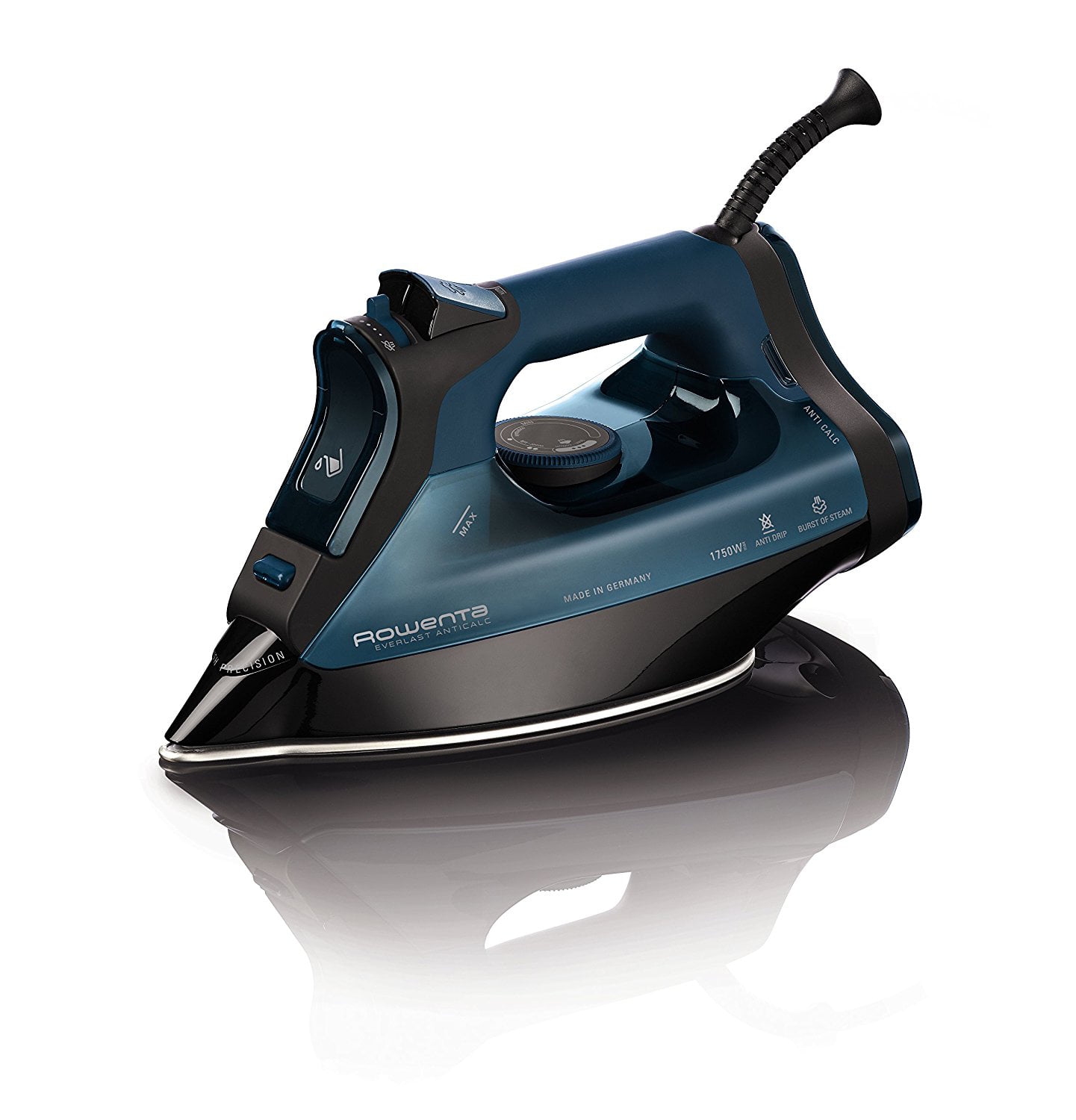 Rowenta Freemove Cordless Steam Iron w/ 400 Holes Stainless Steel Soleplate 