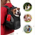 thumbnail image 4 of Dog Carrier Backpack Small Pets/Cats/Puppies breathing, with network ventilation, features, 4 of 5