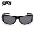 thumbnail image 4 of Locs 2 Pack Deal Hardcore Fashion HipHop Black Lowrider Designer Shades Sunglasses 9085, 4 of 4