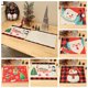 thumbnail image 1 of Teissuly Christmas Decorations, Linen Printed Tablecloth, Table Decoration, Christmas Mat Teissuly WER202310165114, 1 of 9