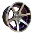 thumbnail image 2 of 4 Rines 13 4X100 Purple UnderCut Nissan Tsuru, CHEVY, ATOS, 2 of 2