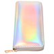 thumbnail image 5 of Cartera con lentejuelas brillantes para mujer, bolso de mano largo, carteras, monederos, cartera con cremallera, bolsillo para teléfono, monedero brillante, plateado, 5 of 6