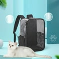 thumbnail image 2 of Mochila para gatos, mochila para mascotas, portátil con correas ajustables para los hombros, mochilas para gatitos, bolsa de viaje para gatitos, viaje Fernando Mochilas para gatos, 2 of 8