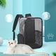 thumbnail image 2 of Mochila para gatos, mochilas para gatitos, ventilación, ventana transparente resistente, bolsa de transporte para mascotas, mochila para mascotas para, 2 of 9