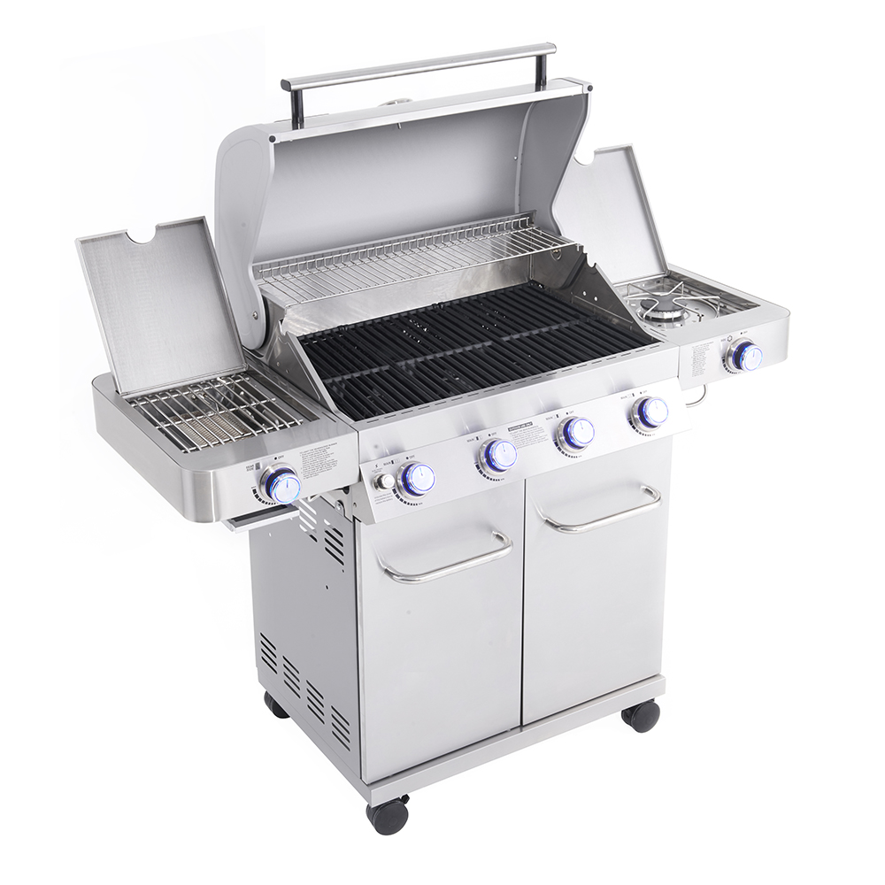 Monument Grills 24367 4 Burner Silver Propane Gas Grill - image 3 of 10