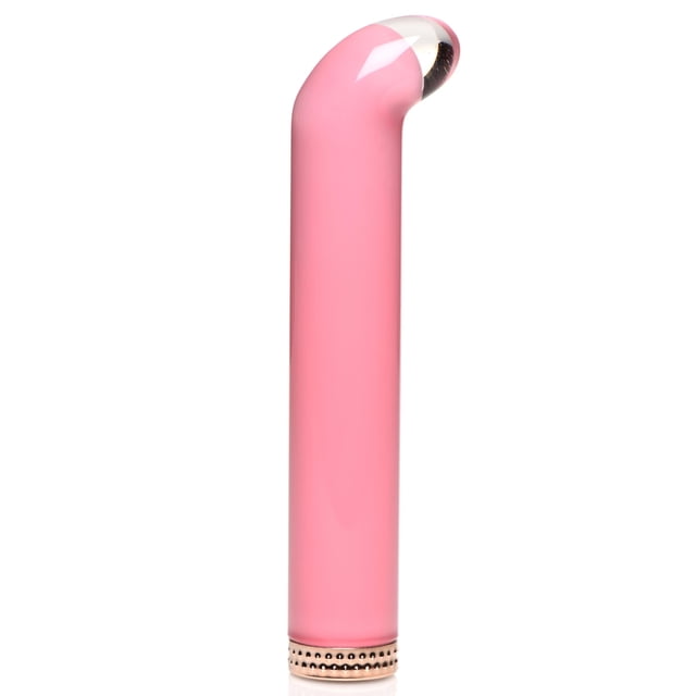 Prisms Vibra en Verre 10x Mini Vibromasseur Point G, Rose