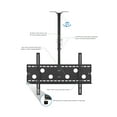 MountIt! Heavy Duty Full Motion Ceiling TV Mount, Fits 3270 Inch TVs