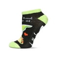 thumbnail image 6 of MeMoi Women's Tequila N Tacos Low Cut Non-Skid Socks - Womens - Female, 9-11, Black, 6 of 7