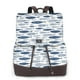 thumbnail image 1 of Fotbe Blue Fish Mochila Bolso con Estampado para Mujer, Mochila Antirrobo de Nylon Impermeable, Bolsa Ligera de Hombro, 1 of 4
