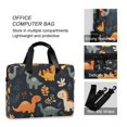 thumbnail image 4 of FORMRS 16" Laptop Bag Carrying Sleeve Case with Handle Travel Shoulder Briefcase, Cartoon Dinosaur, 4 of 8