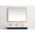 thumbnail image 6 of MRE62736BK-Elegant Decor-Pier - 36W LED Mirror with Adjustable Color Temperature In Modern Style-36 Inches Tall and 27 Inches Wide-Black Finish, 6 of 6