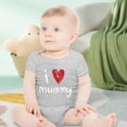 thumbnail image 2 of Baby Girls Boys Short Sleeve Letter Prints Romper Bodysuits Clothes, 2 of 4