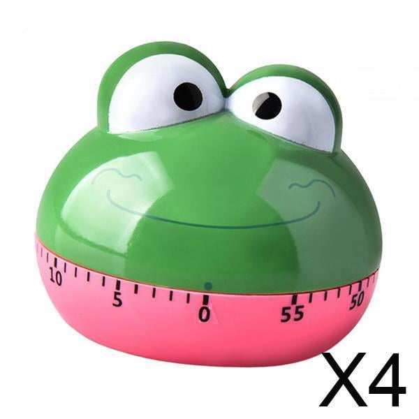 Temporizador de cocina,Temporizador de animales de dibujos animados Reloj despertador Temporizador de cocina,Temporizador de manual Reloj despertador,Temporizador mecánico 60