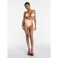 thumbnail image 3 of Hot Girl Summer by Megan Thee Stallion Women's and Women's Plus Sunset Shell Cutout One-Piece Swimsuit, Sizes XS-3X, 3 of 6