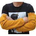 thumbnail image 4 of 1 par de cuero resistente al calor soldadura brazo manga puño elástico seguridad en el trabajo resistente a las chispas Protector de brazo, 4 of 5