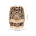 thumbnail image 2 of OFFIGAM Durable Golden Metal Microphone Grille Ball Head Replacement Suitable for Cordless Mic Parts, 2 of 8