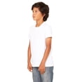 thumbnail image 2 of Bella Canvas Jersey Short-Sleeve Tee 3001Y, S, White, 2 of 4