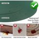 thumbnail image 2 of Dining Leather Placemats Set of 4 Wipeable Washable Place Mats for Square Round Table Easy to Clean Table Mats for Kitchen Patio Indoor Outdoor, 2 of 4