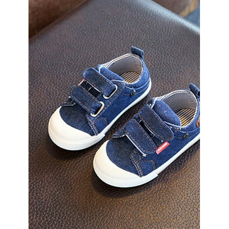 Toddler Kids Baby Girls Boys Casual Soft Sole Canvas Sneaker Walking