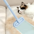 thumbnail image 4 of Btomtd Double Sided Pet Hair Removal Scrubber for Cats and Carpets, Household Dehairing Cleaning Brush, Hair Scraper and Scrub Brush for Pets, Blue, 4 of 6