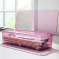 thumbnail image 3 of CNKOO Transparent Chopsticks Drawer Organizer with Lid Plastic Countertop Storage Utensil Drawer Tray for Restaurant, 3 of 10