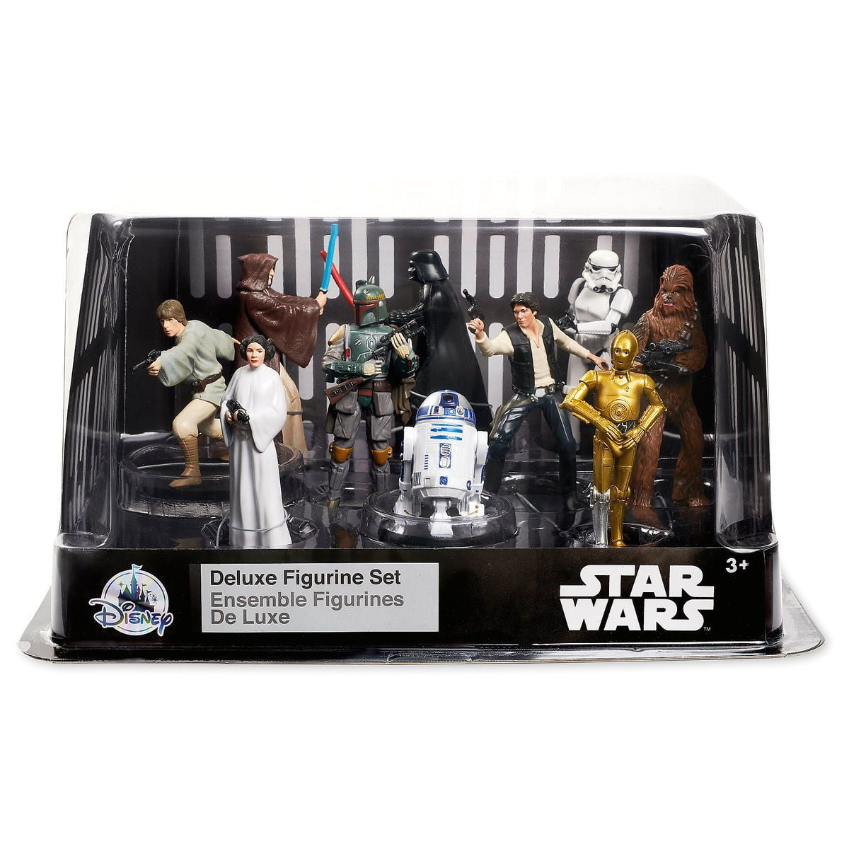 Disney Store Star Wars A New Hope Deluxe Figurine Set Figure Playset
